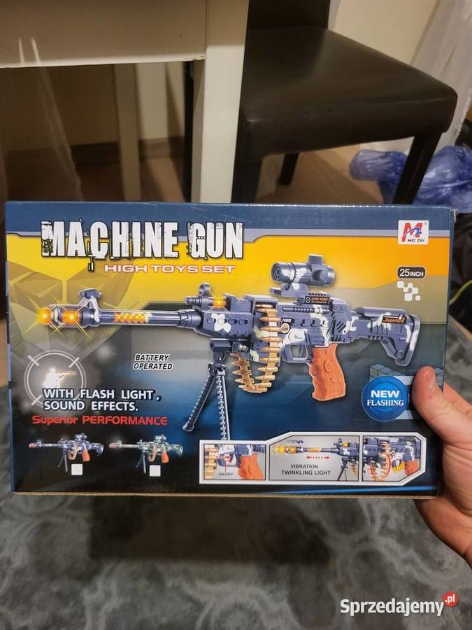 Karabin na baterie z laserem Zabawki Mrągowo