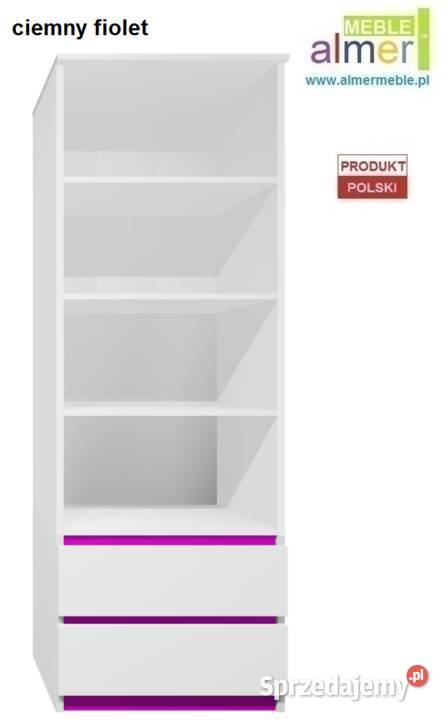 regał CITY C11 70x40 w200 meble dziecięce Nowogard