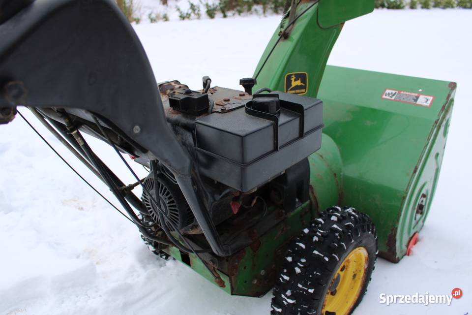 Odśnieżarka samojezdna John Deere 828D Rożnowo Nowogardzkie