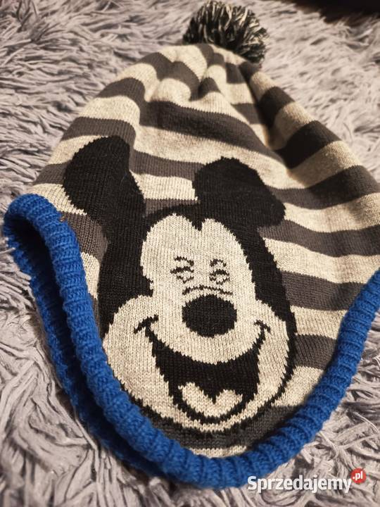 Myszka Miki Czapka Dziecięca Zimowa Disney