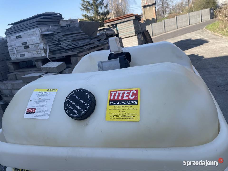 Zbiornik dwupłaszczowy rotex 1000L olej Ogrzewanie Świdnica sprzedam