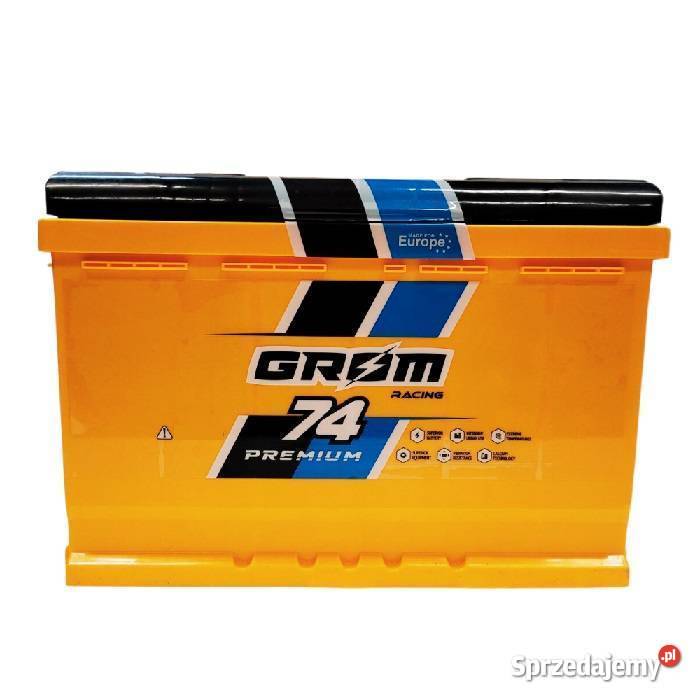 Akumulator GROM RACING 74Ah 720A EN PRAWY PLUS Piotrków Trybunalski