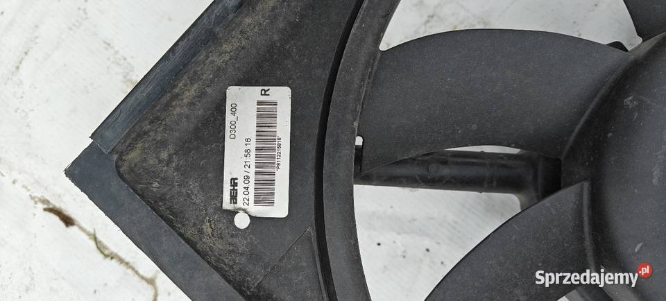 WENTYLATOR CHŁODNICY OPEL INSIGNIA A 20CDTI dolnośląskie Siechnice sprzedam