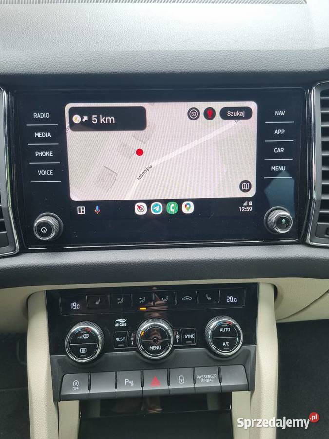 Skoda Kodiaq 2020 r salon Polska 7os automat 4x4 mazowieckie Jabłonna