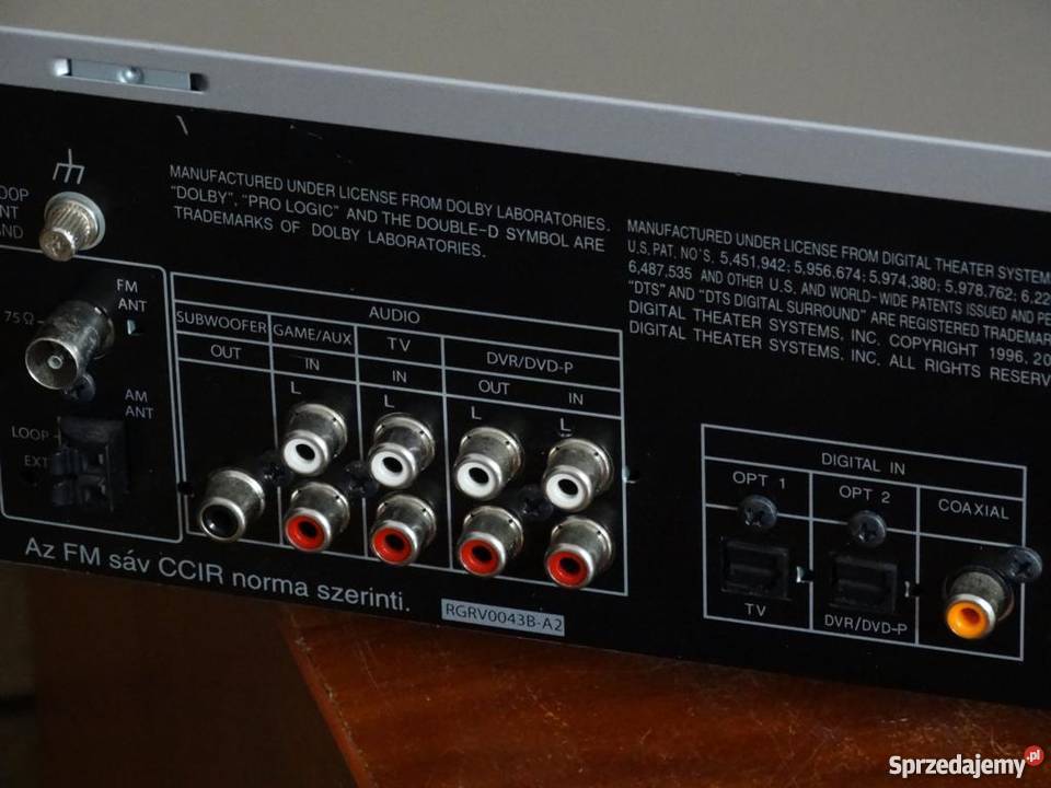 Wzmacniacz z radiem Panasonic SAEH40 pilot Jasło