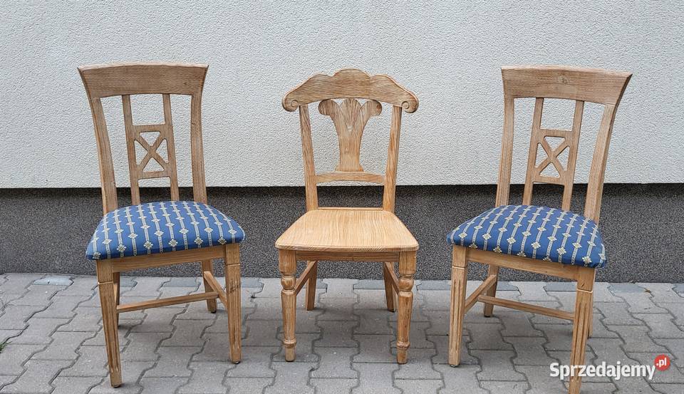 Krzesla sosnowe impregnowane