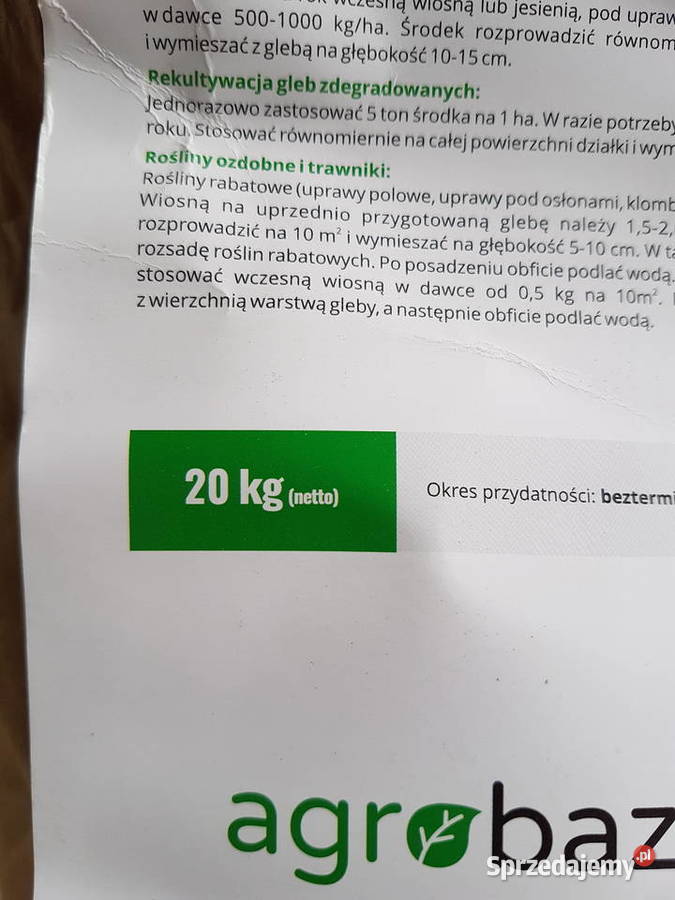 Mączka bazaltowa worek 20 Mielec