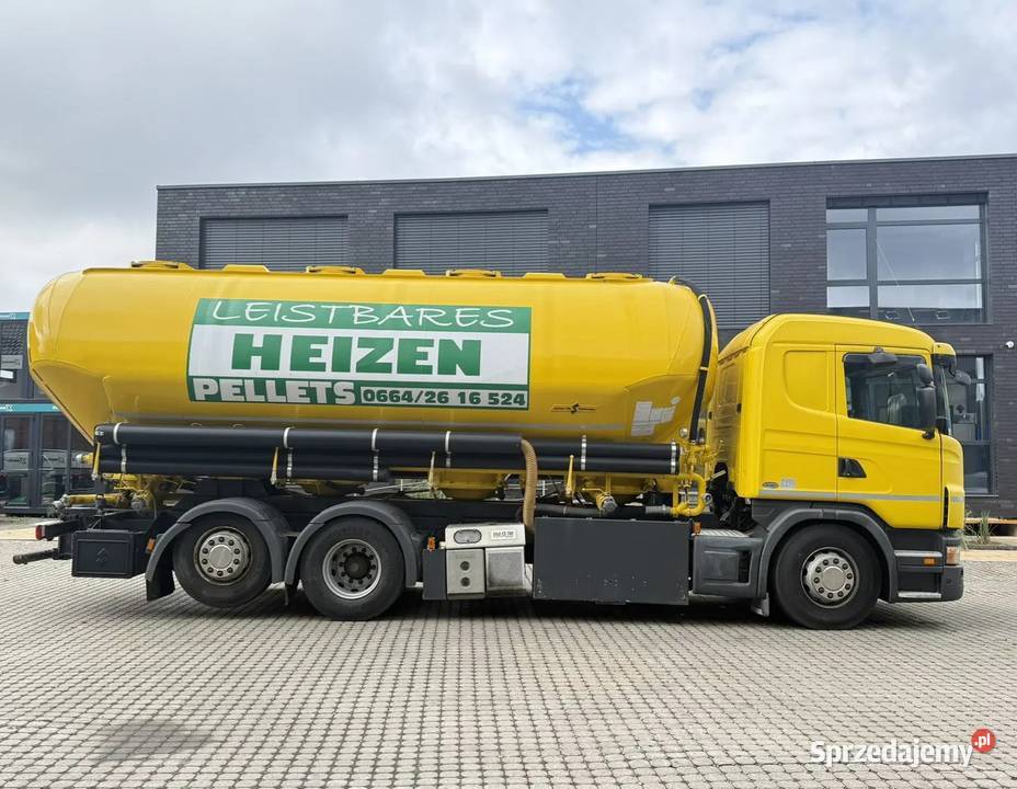 Silos cysterna do pelettu do sruty paszy Scania mazowieckie Warszawa