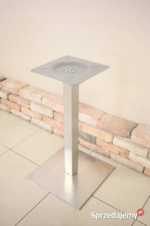 Kwadratowa podstawa stolika STAL NIERDZEWNA