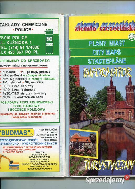 Ziemia szczecińska Plan województwa Książki i Podręczniki