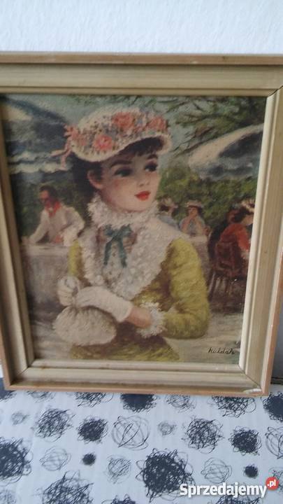 uroczy portret kobiety dziewczynki obrazek obraz Gdańsk