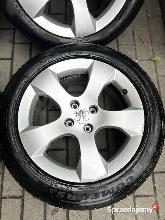Sprzedam komplet kół alufelg peugeot 4x108 et 29 wielkopolskie Konin