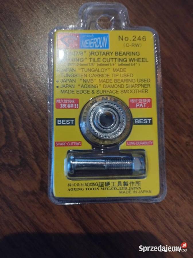 Kółko tnące do glazury i terakoty wzmocnione Lasocice