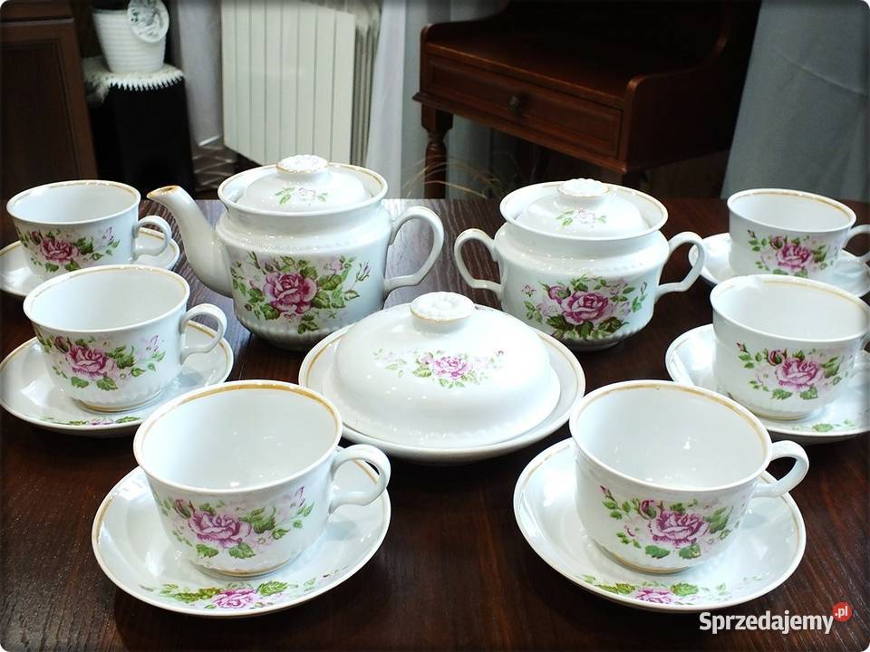 Serwis Porcelany Zestaw TARNOPOL ZSRR lata 70 Żary
