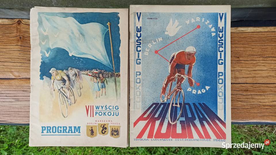 Program V 1952r i VII 1954r Wyścigu Pokoju Pozostałe Wieluń