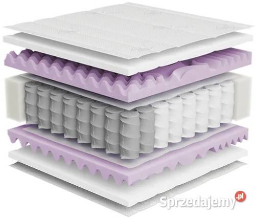 Materac sprężynowy multipocket Mimas Multi małopolskie Okocim