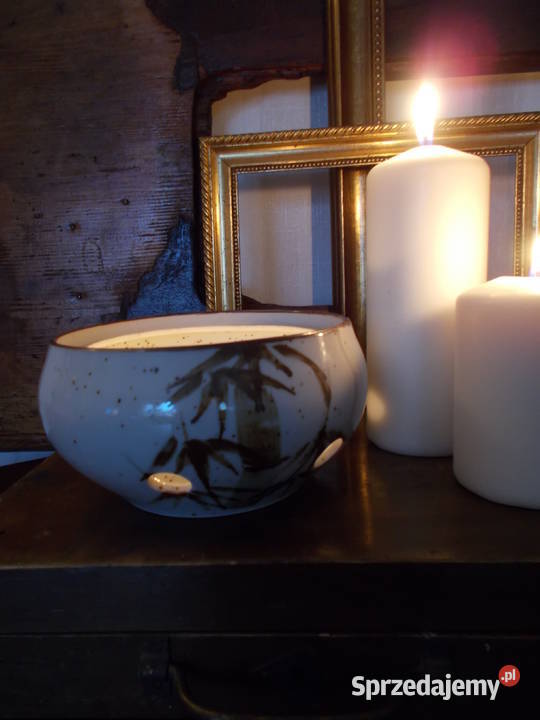 Ceramiczny Podgrzewacz Kamionka Świecznik PRL Pozostałe zachodniopomorskie Szczecin