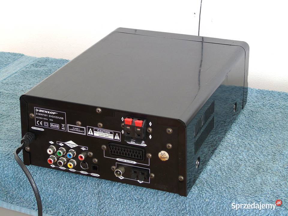 Amplituner Dunlop USB mp3 CD DVD DOSTAWA Jasło