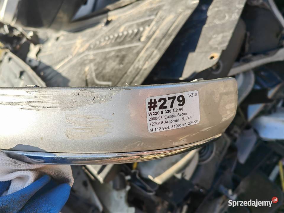 MERCEDES SKLASA W220 SEDAN 9802 LISTWA ZDERZAKA Choszczno