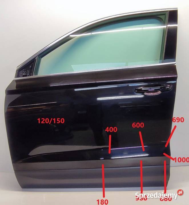 SKODA KAROQ DRZWI LEWY PRZÓD LF9R 57A831051A dolnośląskie