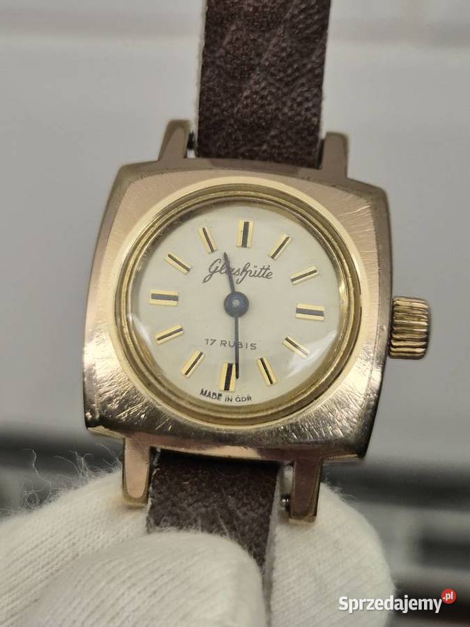 Damski zgarek Glashutte Au DDR Damskie Chorzów