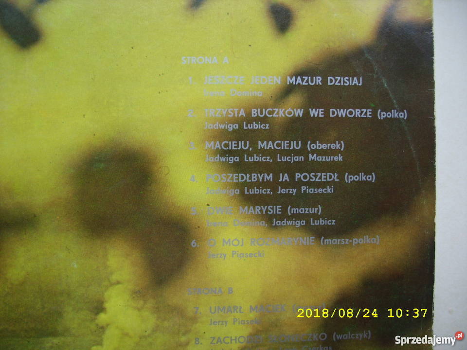 Folk LP UMARL MACIEK 2 POLSKIE PIOENKI LUDOWE płyta winylowa Wołów