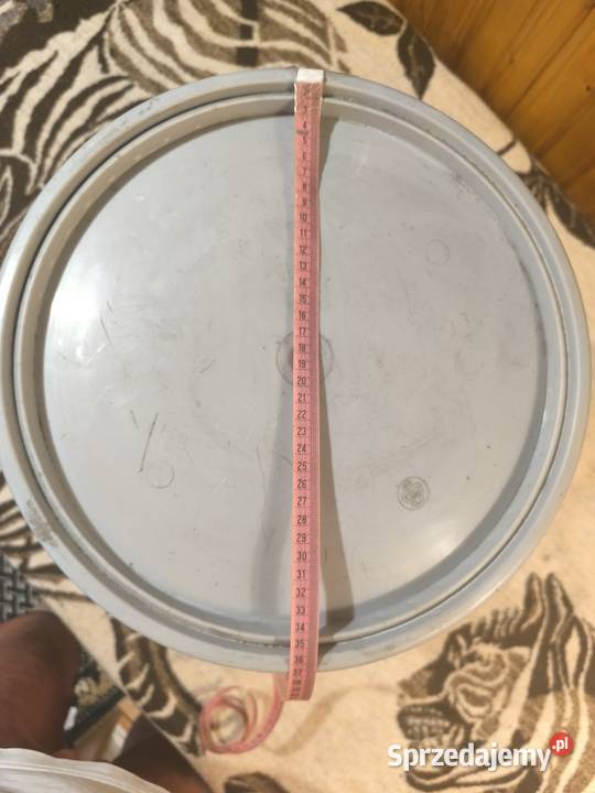 Duże Plastikowe Wiadro z Pokrywą Pojemnik 30L podlaskie Gródek