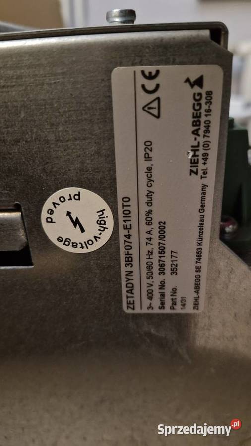 Falownik ZETADYN 3BF074E110TO Poznań sprzedam