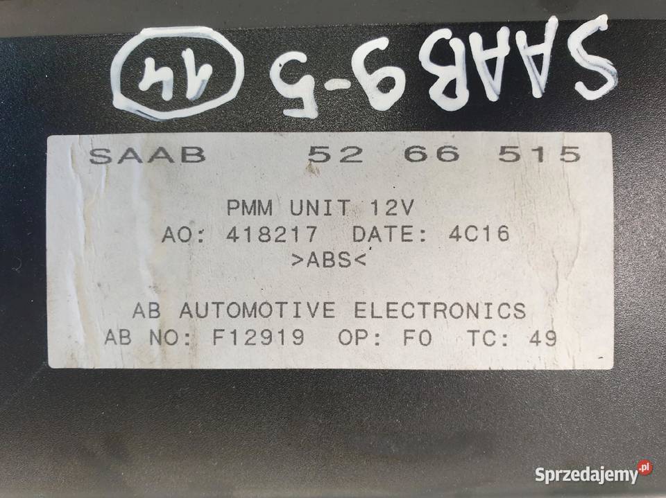 Saab 95 95 lift STEROWNIK MODUŁ Komfortu 5266515 Rudka