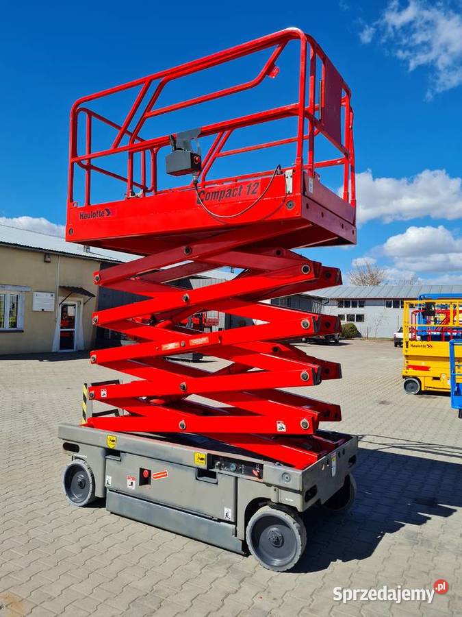 Podnośnik nożycowy elektryczny Haulotte Compact Dźwigi, podnośniki