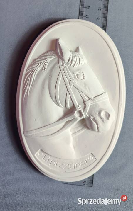 Płaskorzeźba z głową konia tabliczka do małopolskie Jasień