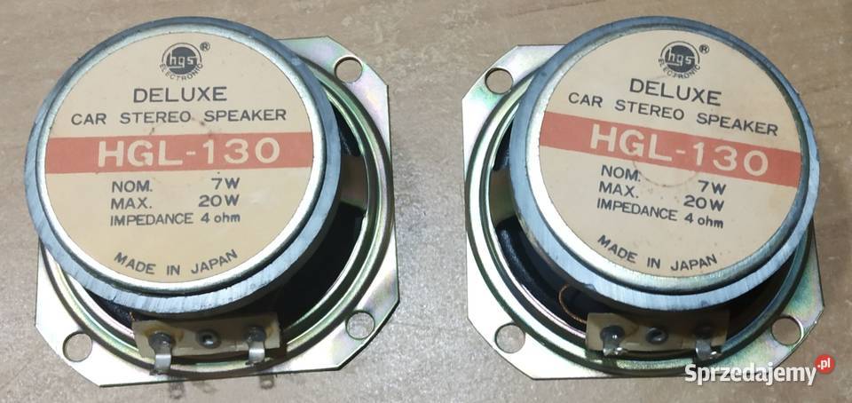 Głośniki samochodowe HGL130 20W4Ohm Moc 20