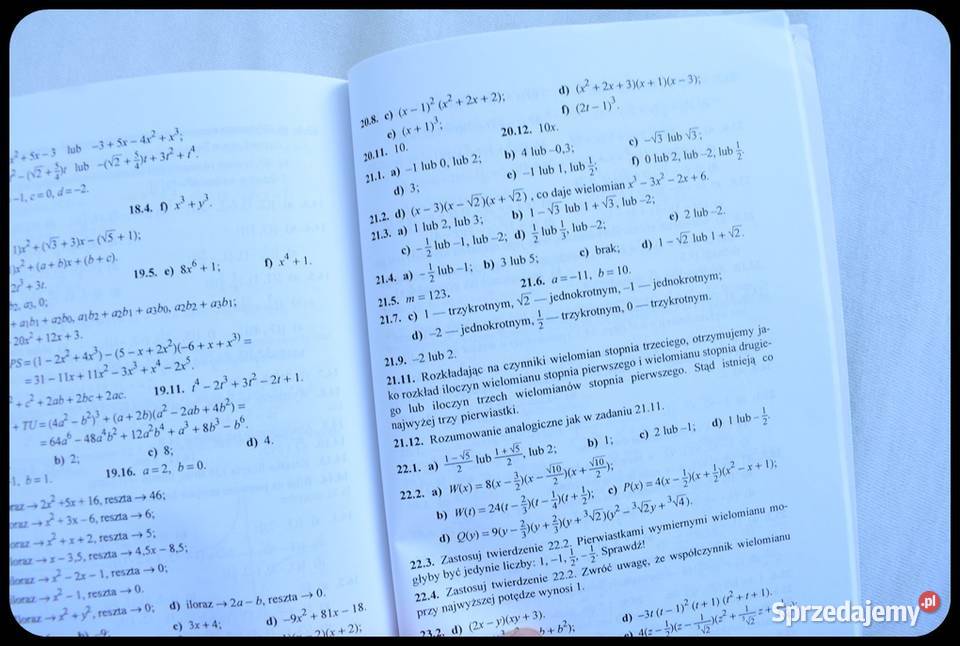 Stanisław Zieleń MATEMATYKA kl II szkoły Rok wydania 1999 Płock