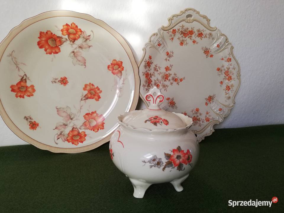 Bomboniera porcelana sygnowana Reinchenbach Gorlice