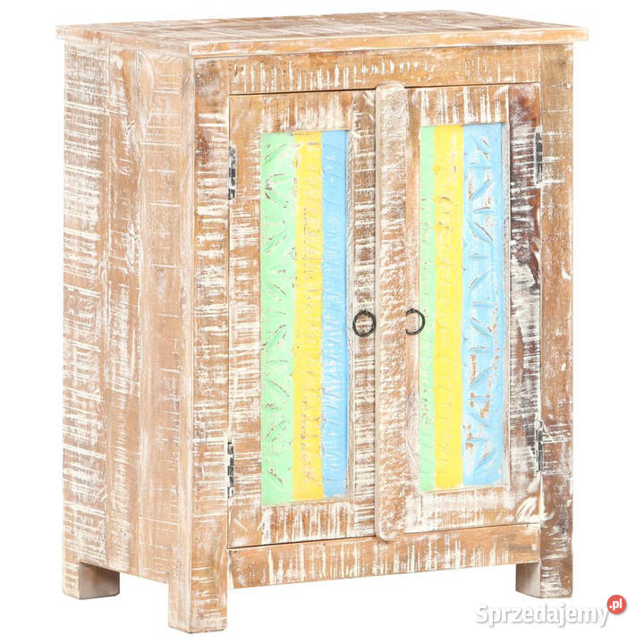 Szafka 61x35x76 surowe drewno akacjowe WM321792 Warszawa