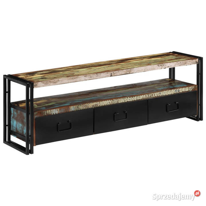 Szafka pod TV z drewna odzyskanego 120 x 30 x 40 RTV mazowieckie Warszawa sprzedam