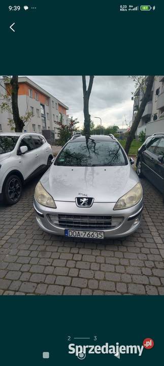 Peugeot 407 uszkodzony 140KM pomorskie Słupsk