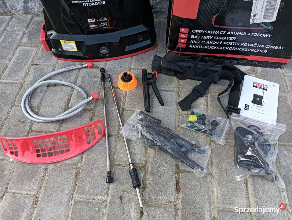 Opryskiwacz akumulatorowy 20L 8Ah komplet dolnośląskie Wałbrzych