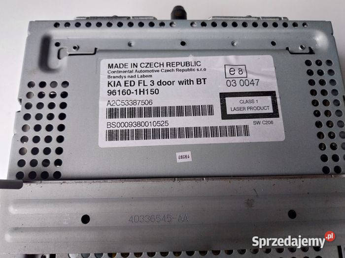 Radio mp3 16 crdi kia pro ceed 09r d4fb Wola Jachowa sprzedam