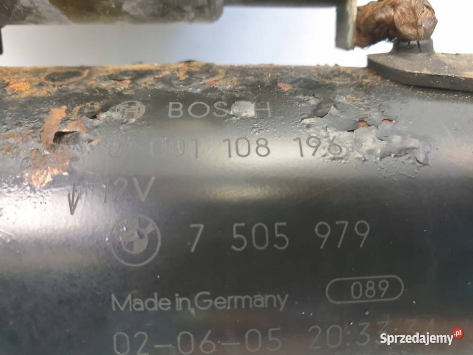 ROZRUSZNIK BMW E90 18 20 i ROZRUSZNIK bosch Rudka