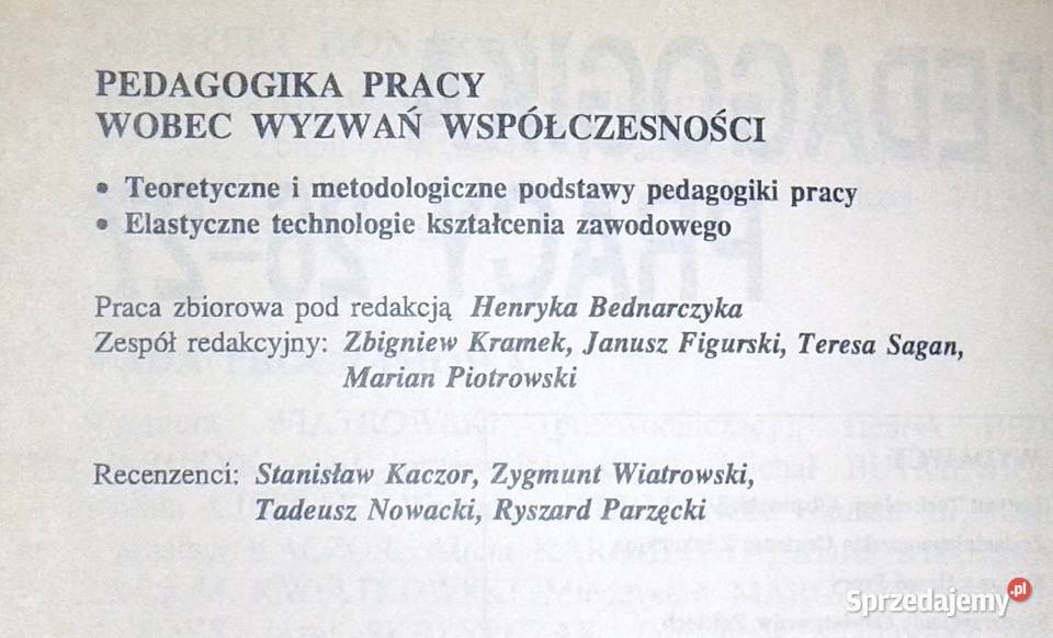 Pedagogika pracy wobec wyzwań współczesności Chełm