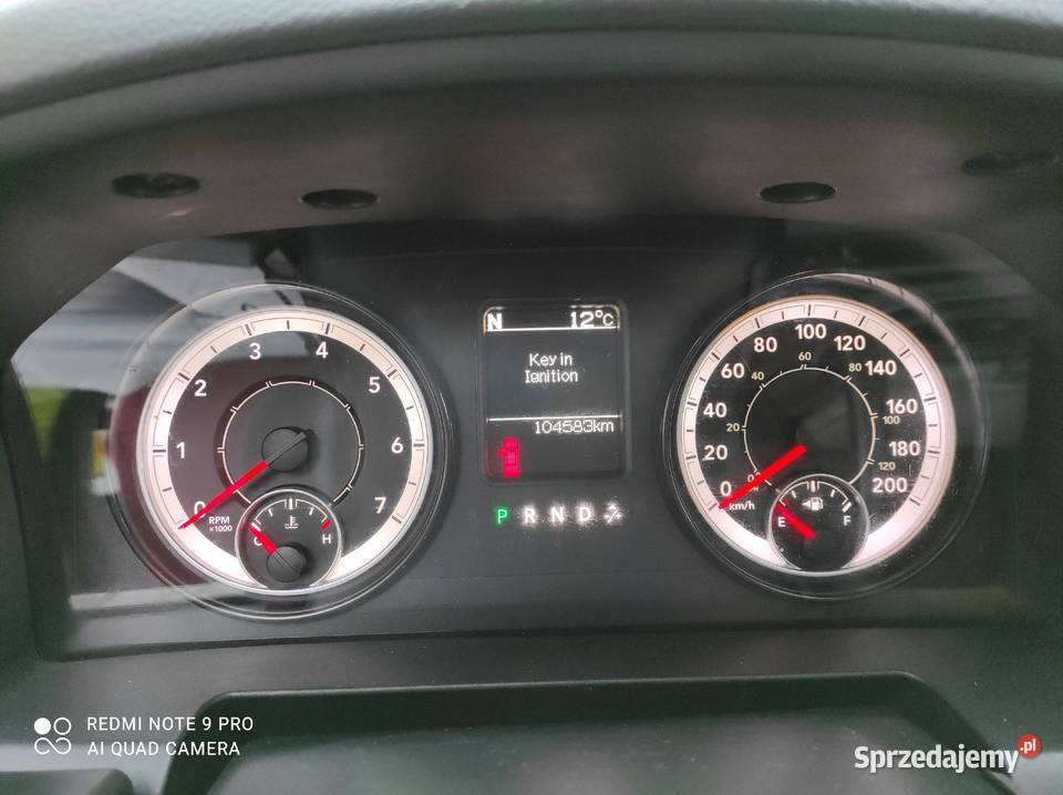 Dodge Ram 1500 57 HEMI LPG 2016r benzyna+LPG Dodge Widełka