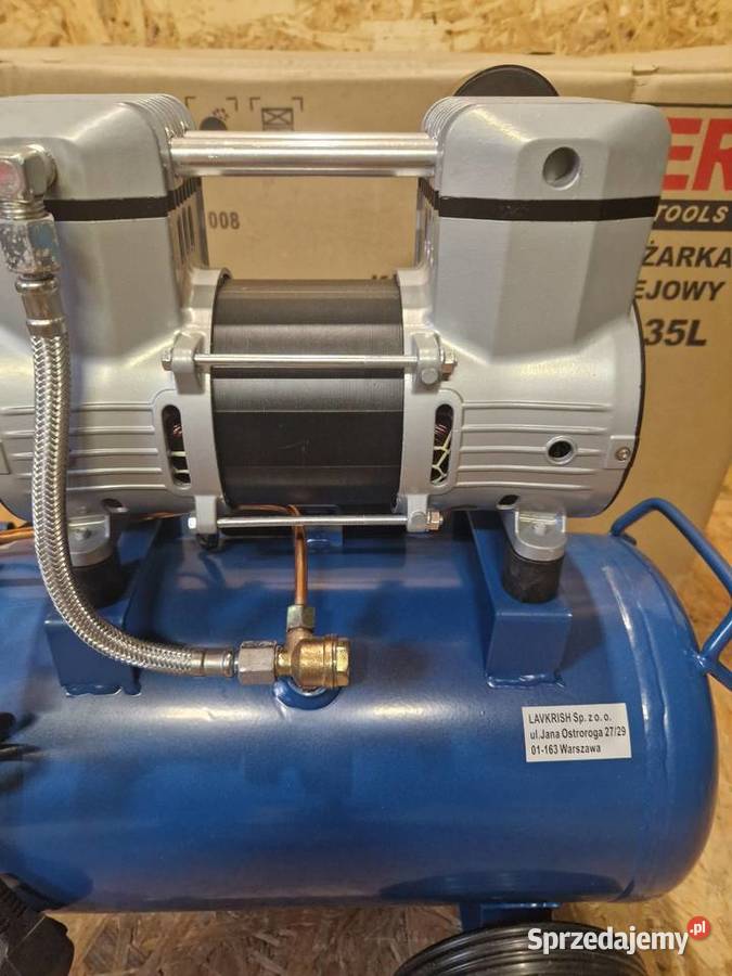 Kompresor POWIETRZA bezolejowy Boxer 35L 8 bar Głogowa