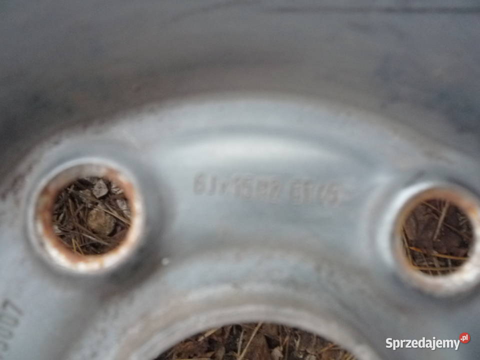 Felgi stalowe VwAudiSkodaSeat 6Jx15 ET45 Rozmiar 15" Koluszki