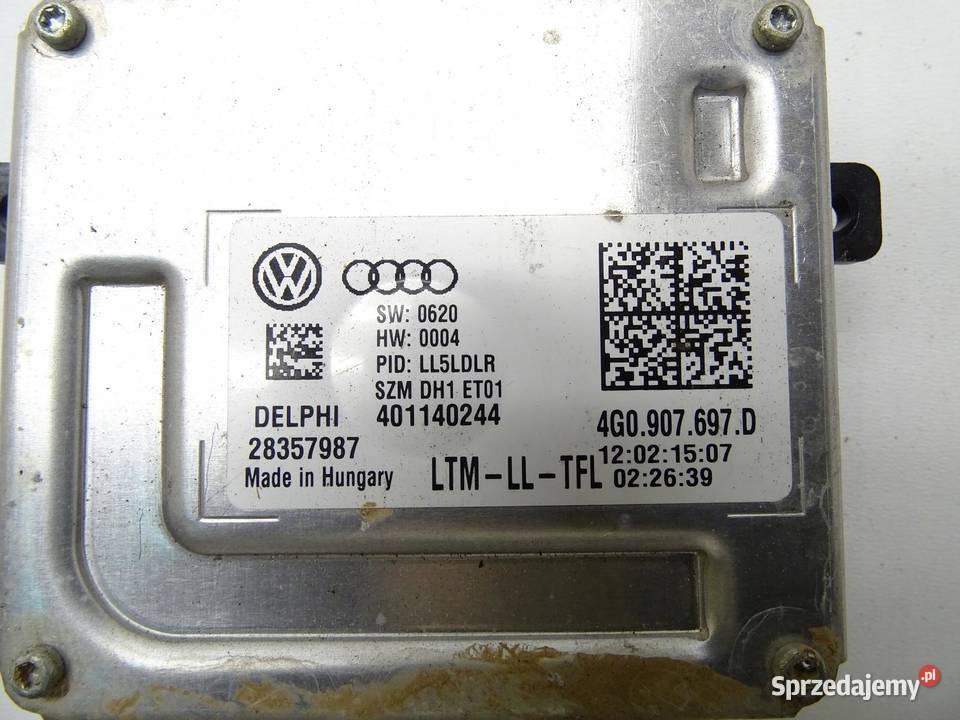 PRZETWORNICA LAMPY ŚWIATEŁ LED AUDI A6 C7 4G osobowe małopolskie