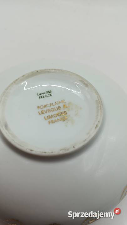 Porcelanowy pojemnik puzderko Francja Zamość sprzedam