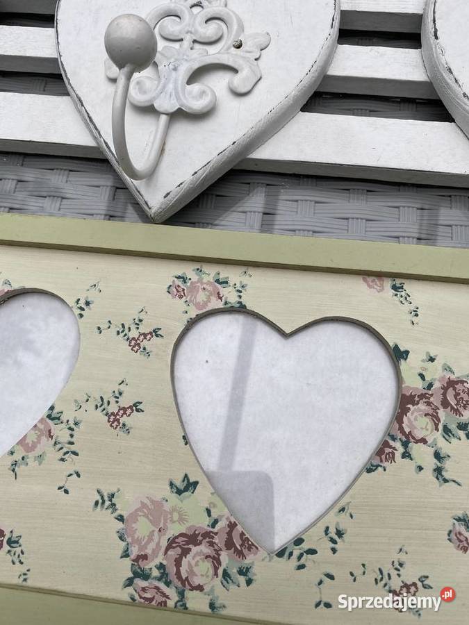 Vintage Glamour wieszak drewniany garderoba biały Bystrzyca Kłodzka