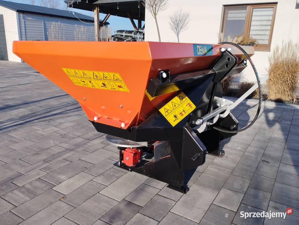 Rozsiewacz do nawozu dwutalerzowy hydrauliczny nieuszkodzony Włosań