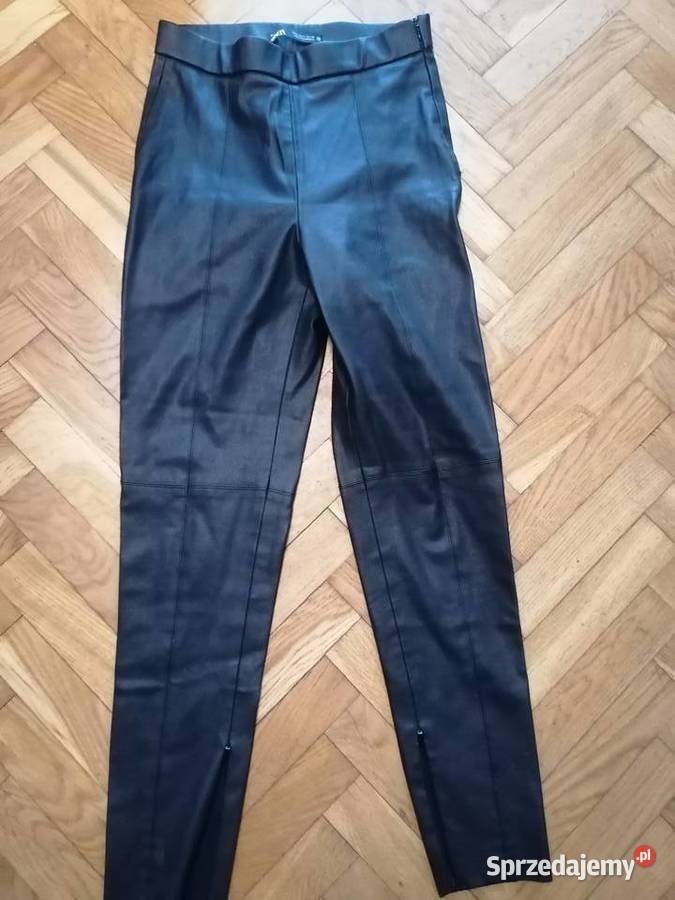 Spodnie skóra skay S Zara Gdańsk