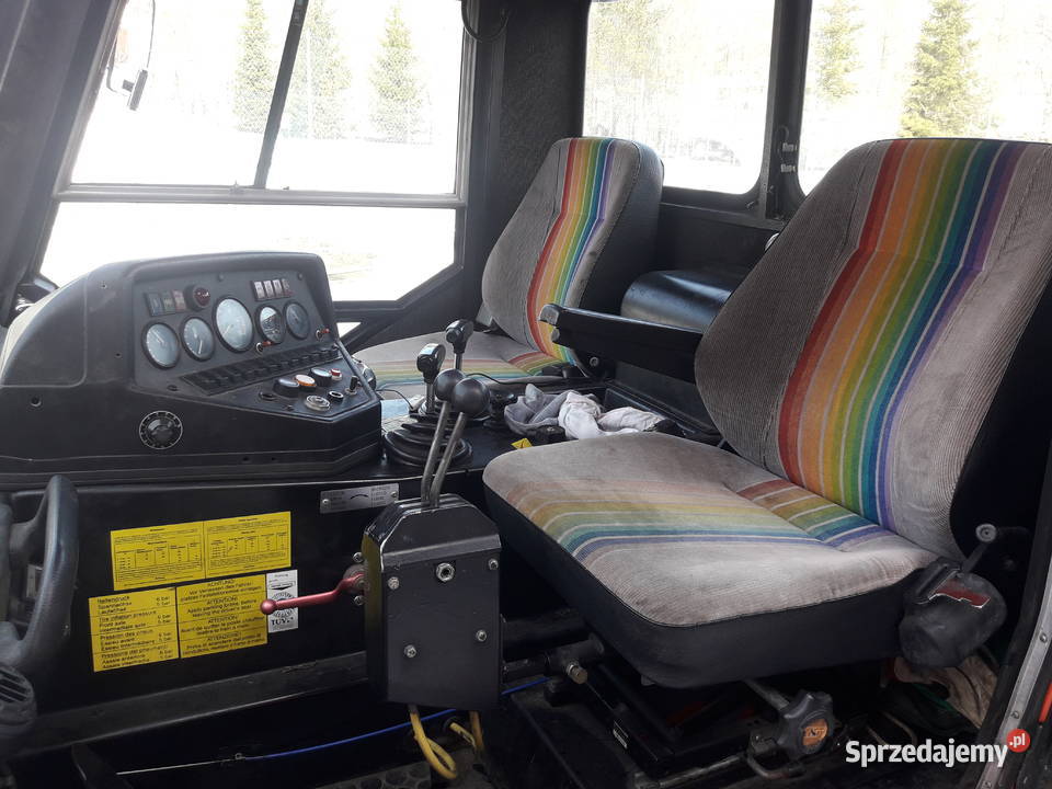 Ratrak PB 130 biegówki trasy biegowe transport Krynica-Zdrój